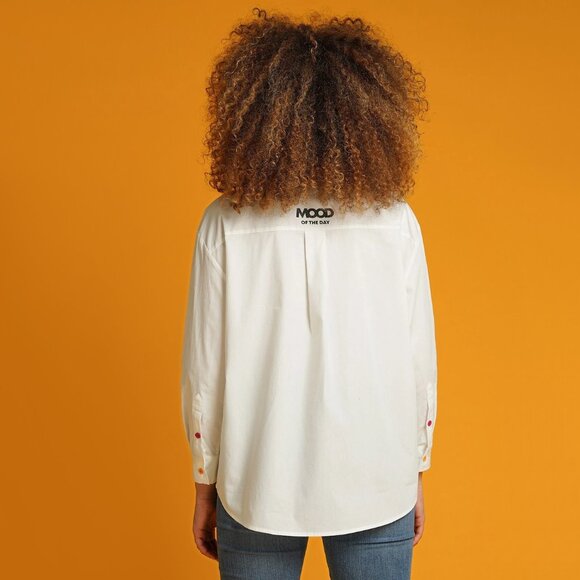 PSYCHODON by YSY | Mood Of The Day | 100% Cotton Button Front Shirt | NWT - Picture 4 of 15